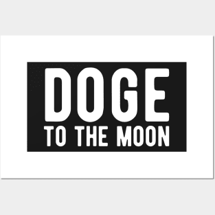 Doge to the Moon Posters and Art